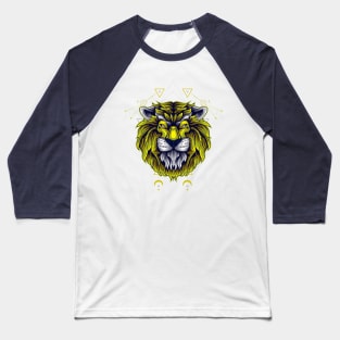 lion head design Baseball T-Shirt